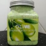 wokali olive sherbet body scrub (350ml)