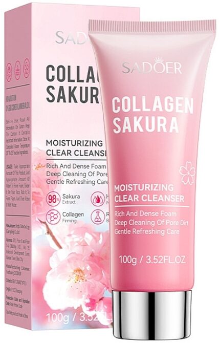 SADOER Collagen Sakura Moisturizing Clear Cleanser